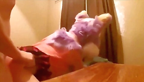 Sexy girl gets fucked in a creampie