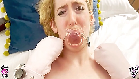 Sexy blonde gets her tight pussy fucked