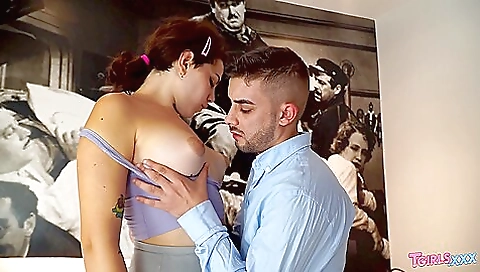 Hawt babe is a sexy fuck with her boyfriend