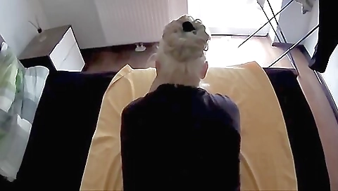 Sexy blonde slutty with her sexy body