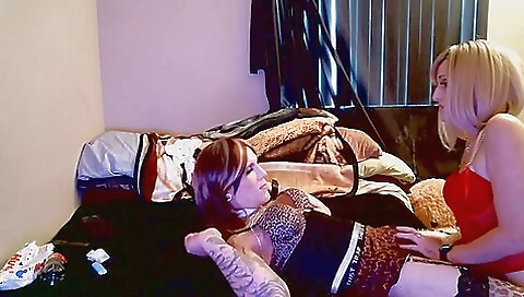 Sexy young blonde gets fucked in the bathroom